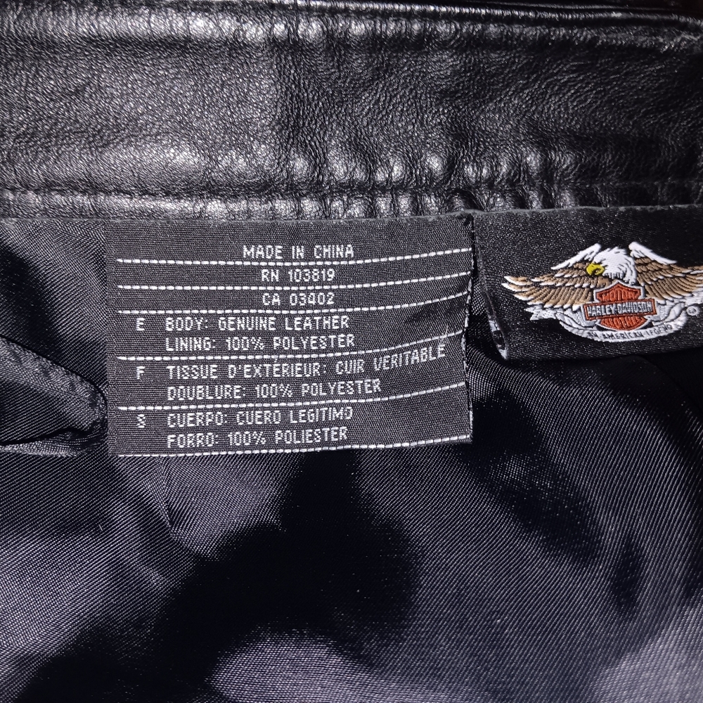 Harley-Davidson Black Leather Pants